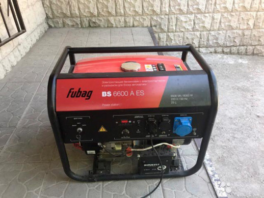 Бензогенератор Fubag BS 6600 A ES