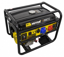 Бензогенератор Huter DY9500LX-3 PRO-электростартер (380В/220В)