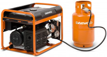 Бензогенератор двухтопливный Daewoo GDA 7500DFE