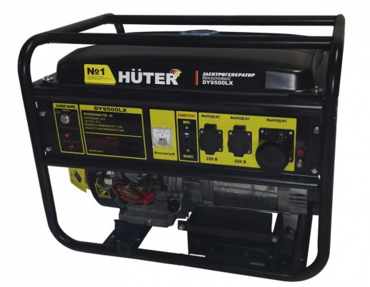 Бензогенератор Huter DY9500LX