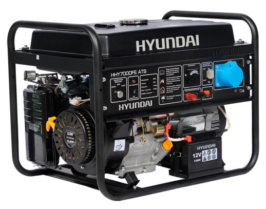 Бензогенератор HYUNDAI HHY 7000FE ATS