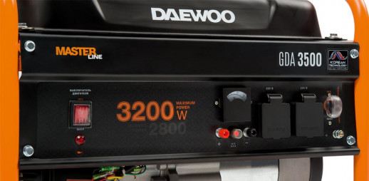 Бензогенератор Daewoo GDA 3500