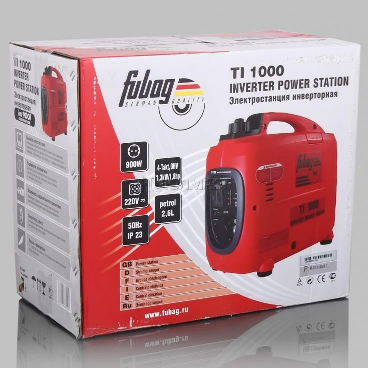 Генератор fubag ti1000